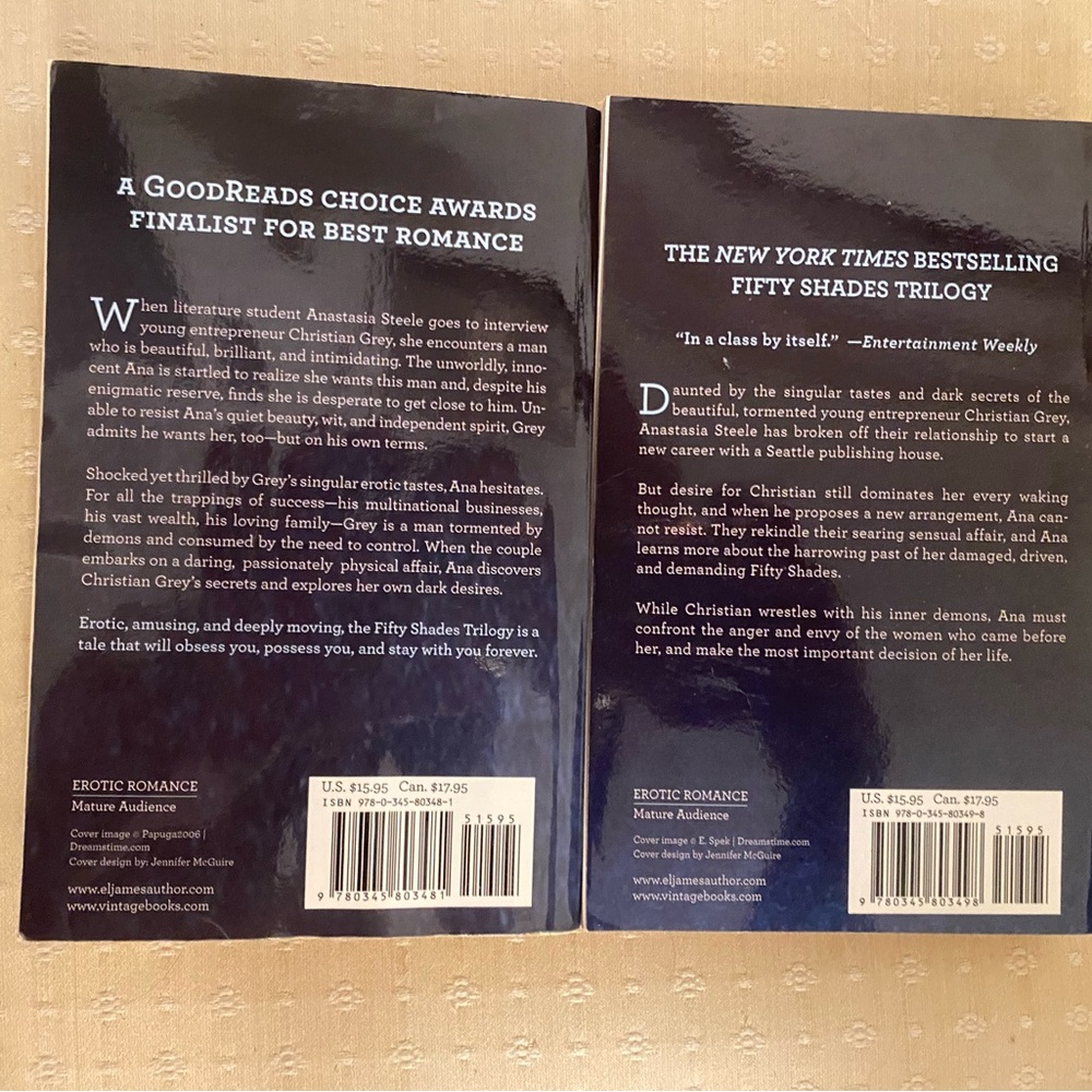 Fifty shades of grey series bundle